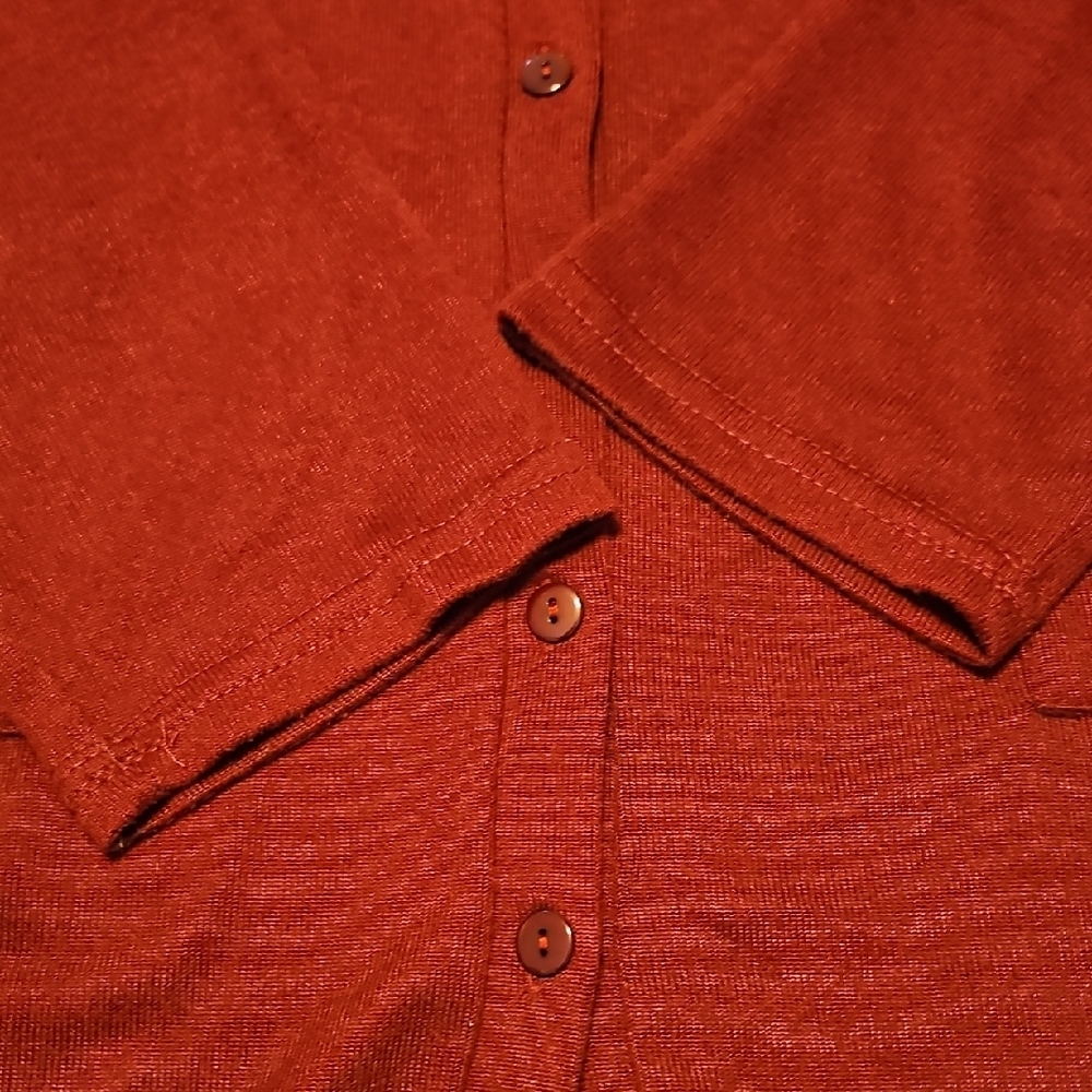 Red Button-Up Cardigan - Picture 2 of 7